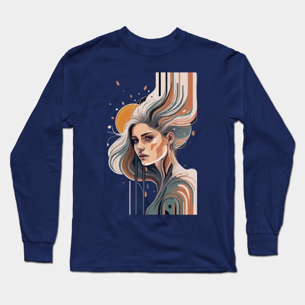 Zodiac Virgo Long Sleeve T-Shirt by CatCoconut-Art